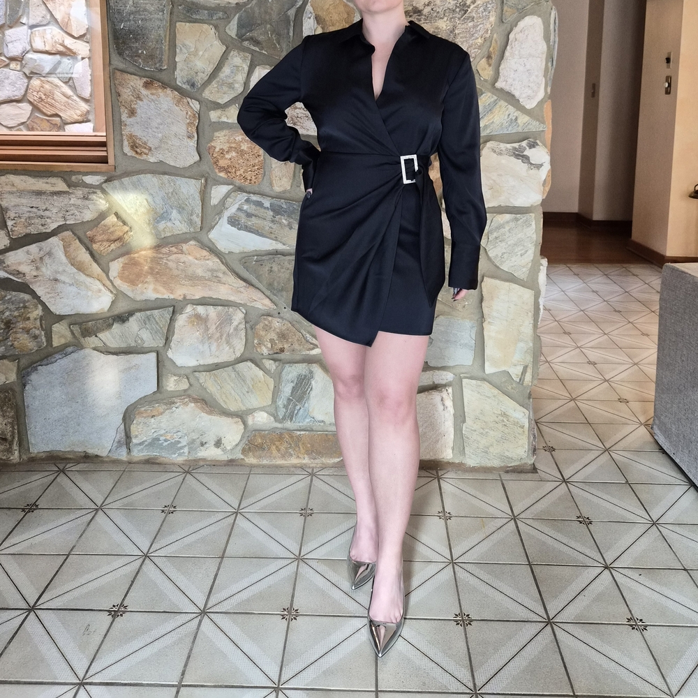 Satin Mini Dress Size S